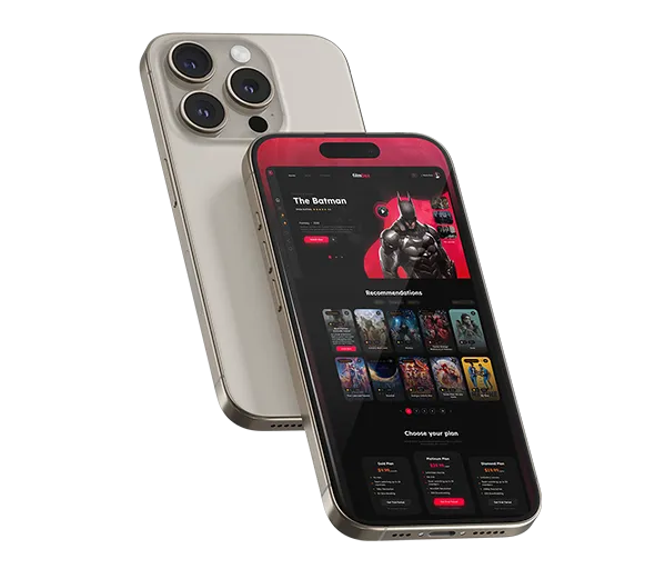 E-commerce app preview