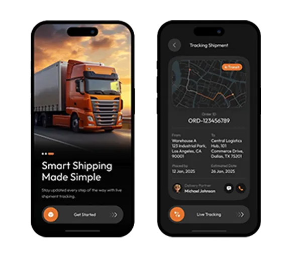 E-commerce app preview